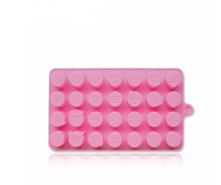 Expression, chocolate mold (Color: Pink)