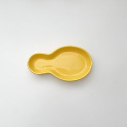 Cute Little Ceramic Dish (Color: Yellow)