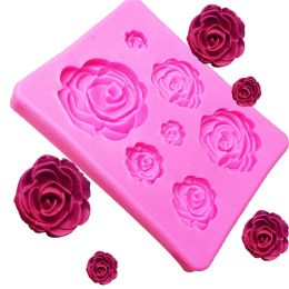8 Little Angels Combined Liquid Silicone Mold (Option: Rose)